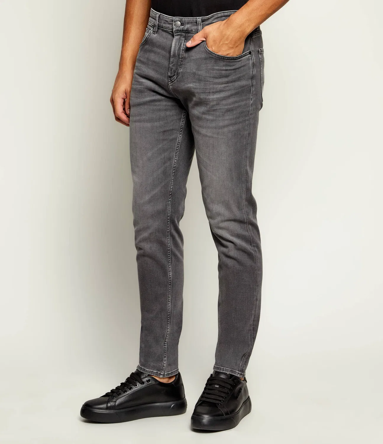 Джинсы regular fit H-Re.Maine Boss, Grigio — фото 3