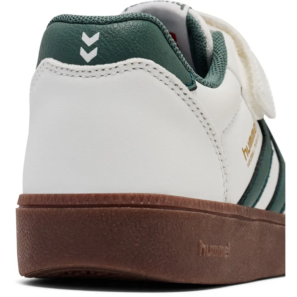 Детские кроссовки для девочек с липучкой Handball Perfekt SP JR Hummel, White — фото 3