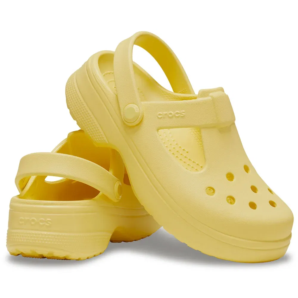 Клоги Classic Mary Jane Crocs, желтый — фото 4