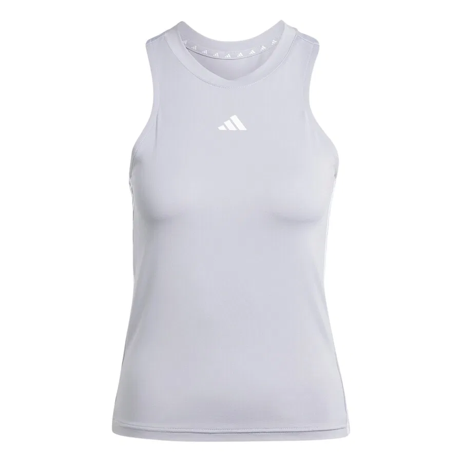 Спортивная футболка ADIDAS PERFORMANCE 'Essentials' светло-серого цвета