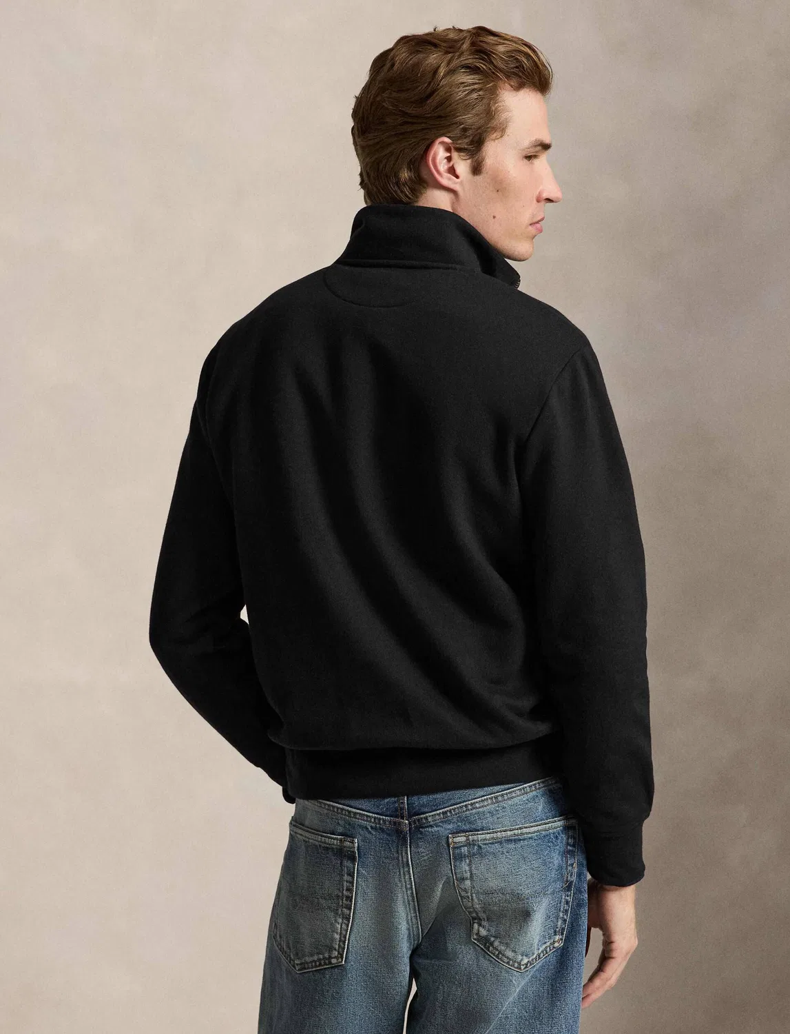 Флисовая кофта с молнией Polo Ralph Lauren, черный — фото 3