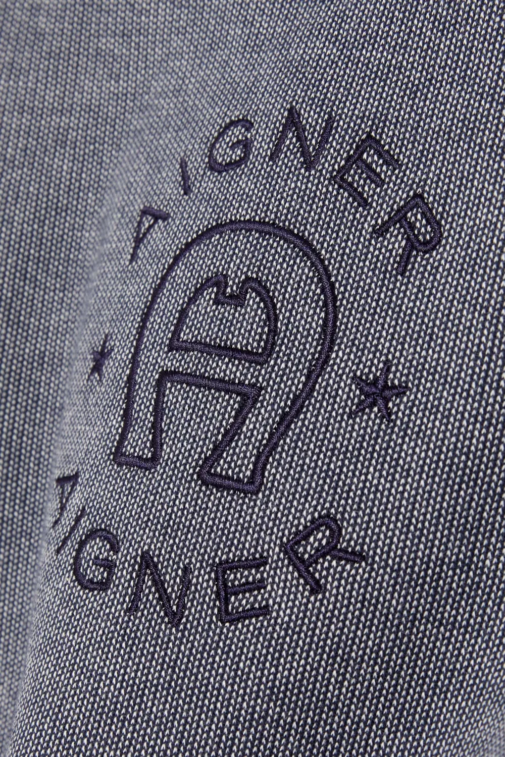 Свитшот в рубчик с логотипом AIGNER — фото 4
