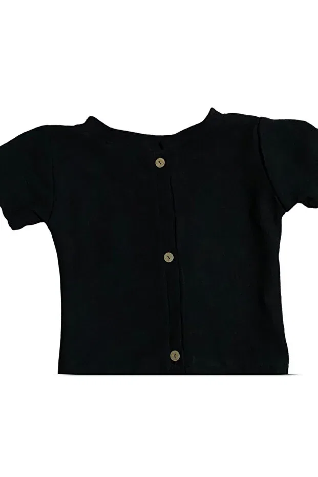 Детская рубашка для мальчиков льняная Happykds123, Black