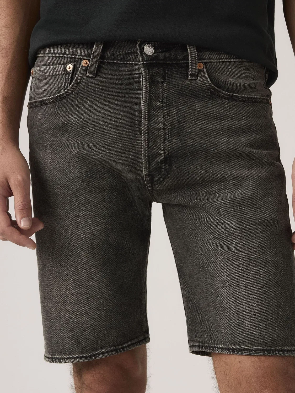 Черные оригинальные шорты Levi's Neo Nights 501