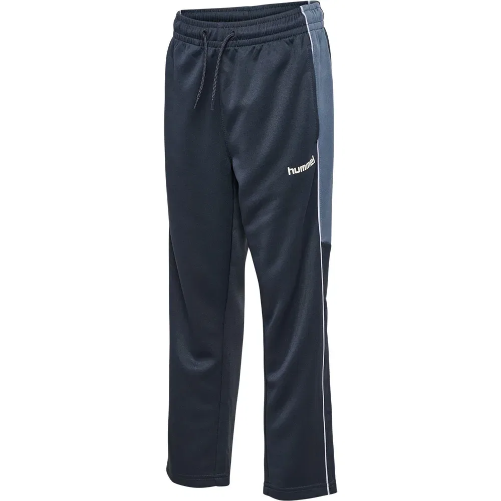 Детские спортивные штаны с контрастными вставками Hummel Regular Poly Block, Blue