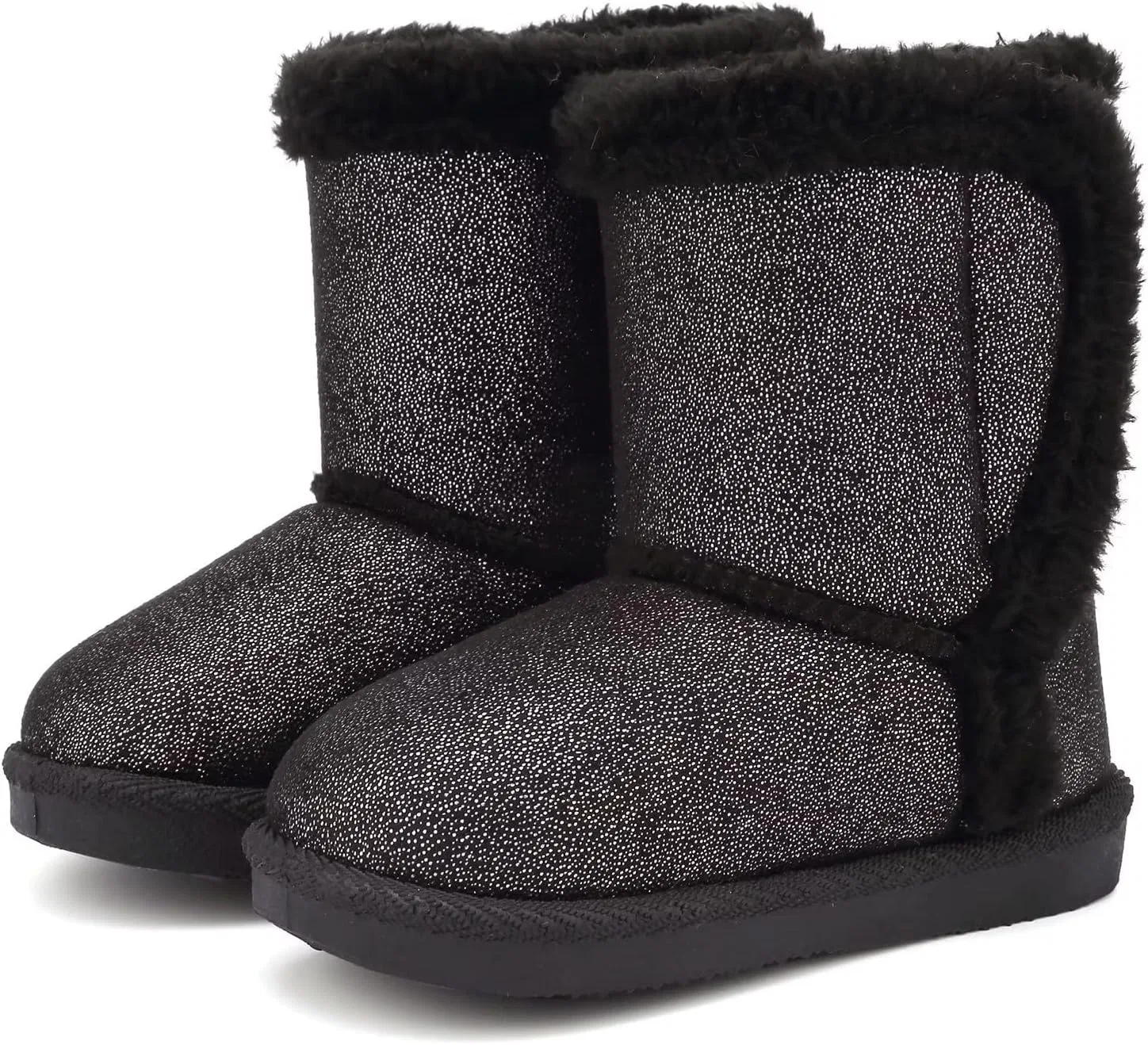 Детские зимние сапоги для девочек с мехом CIOR, Black