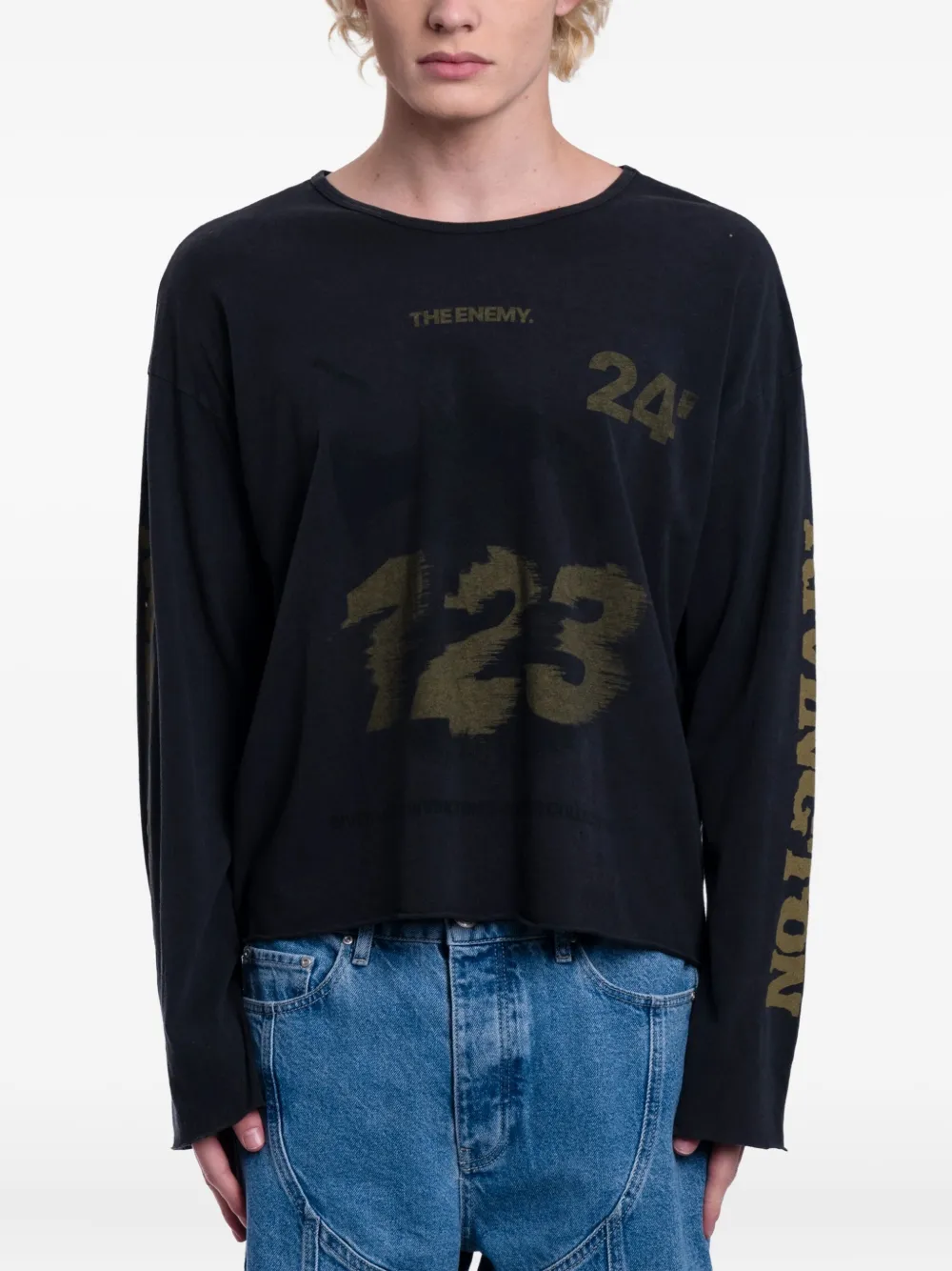 

Футболка Inri Enemy LS Vintage RRR123, черный