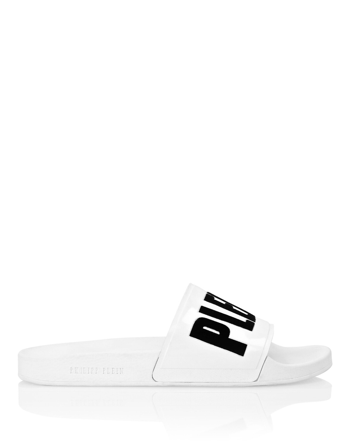 

Босоножки на плоской подошве Philipp Plein TM, цвет White / Black