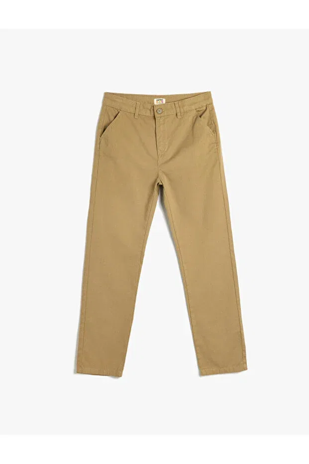 Детские брюки для мальчиков хлопковые Koton, Camel Hair