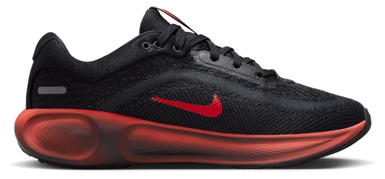 Детские кроссовки для мальчиков с дышащим верхом Stellar Ride Nike, Black Red Orbit Cool Grey