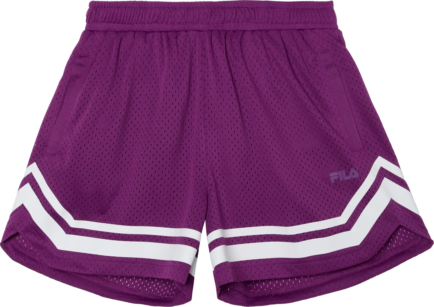 Детские спортивные шорты свободного кроя FILA, цвет Violet
