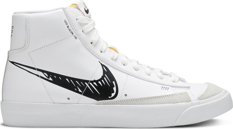 

Кроссовки Nike Blazer Mid 77 'Sketch - Black', белый