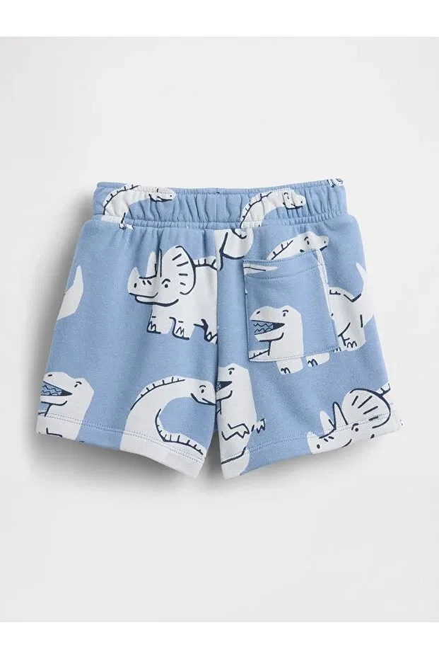 Детские шорты для мальчиков с принтом Gap, Light Blue-001 — фото 3