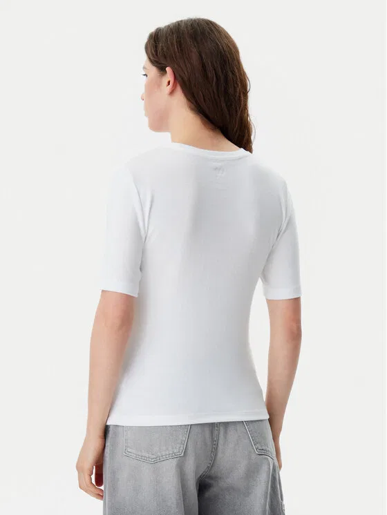 Футболка stretch fit Gap, белый — фото 3