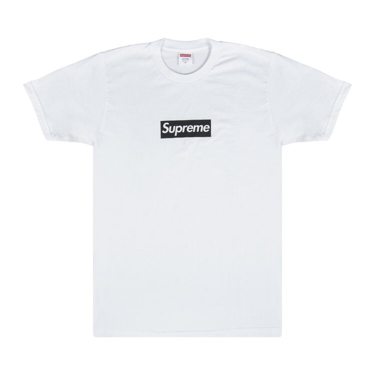 

Футболка Supreme Paris Box Logo T-Shirt 'White', белый