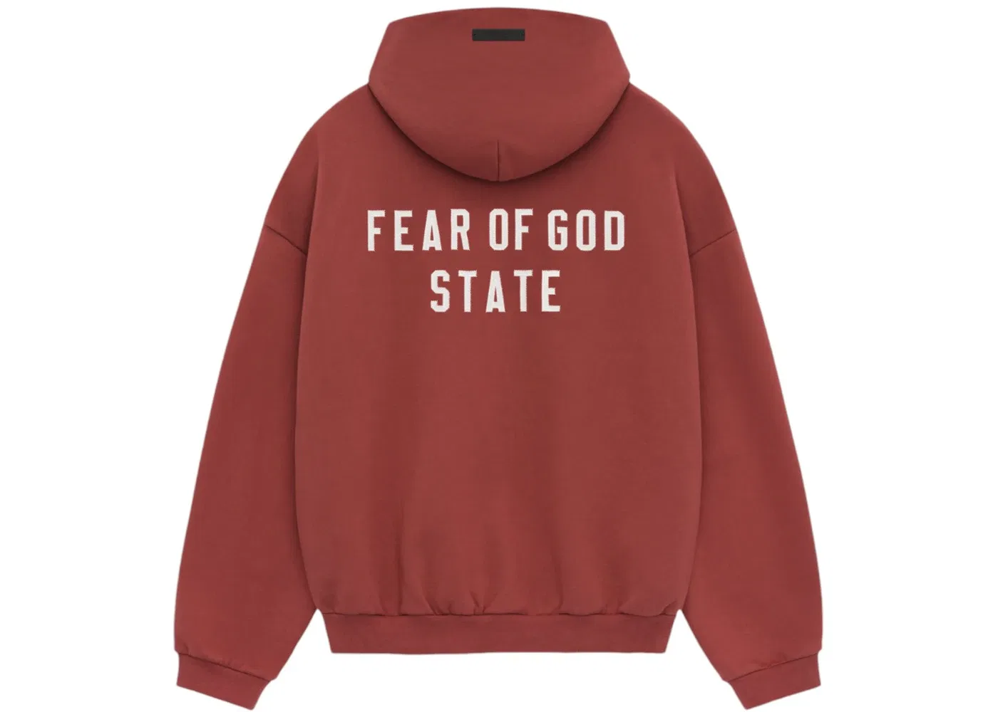 Мужская худи на молнии Heavy Fleece Fullzip Fear of God, Crimson