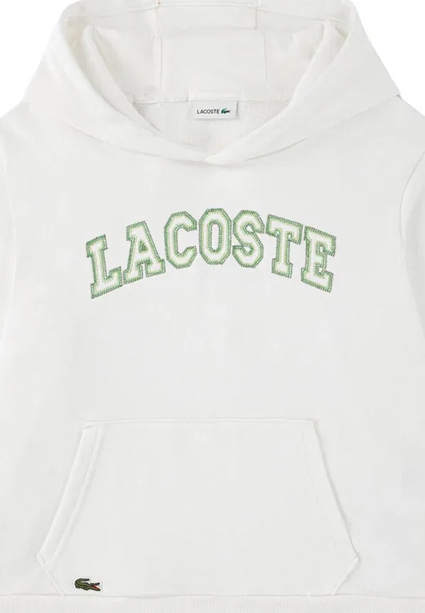 Толстовка с капюшоном Lacoste, белый — фото 3