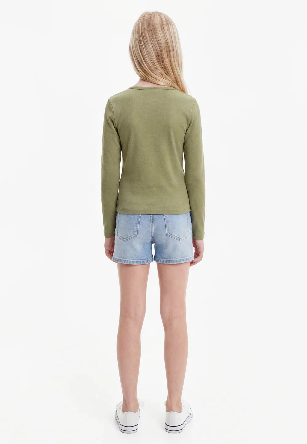 Монолог - футболка с длинными рукавами Calvin Klein Jeans, Oil Green