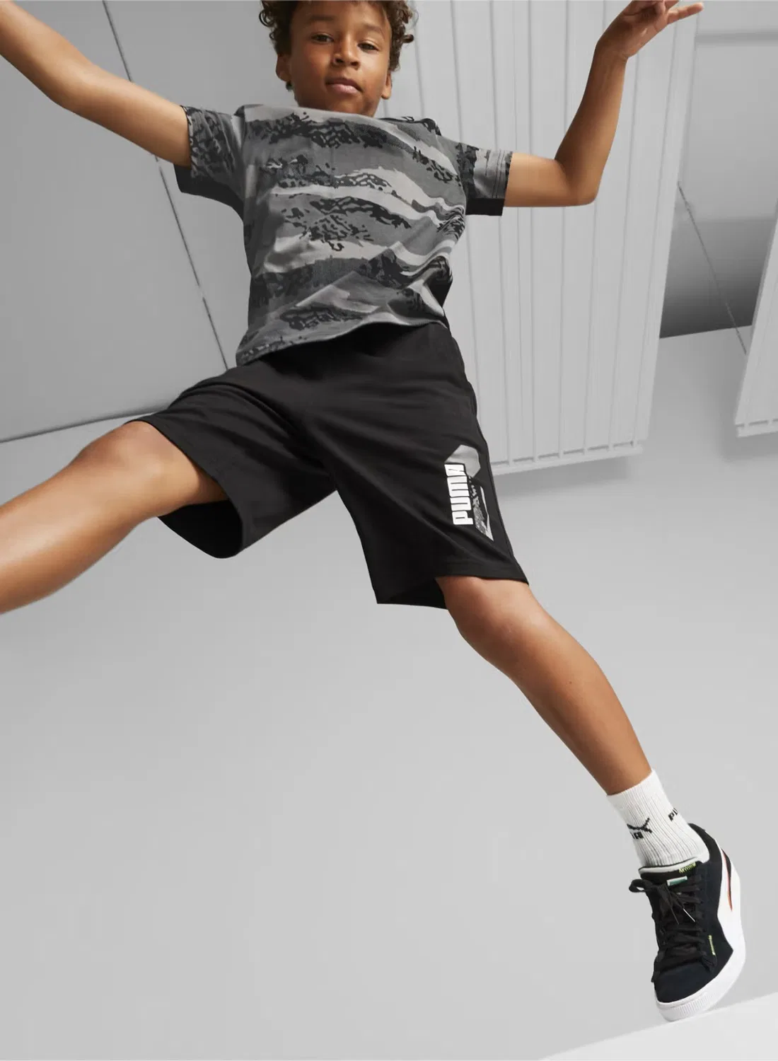 Шорты хлопковые Alpha Puma, черный