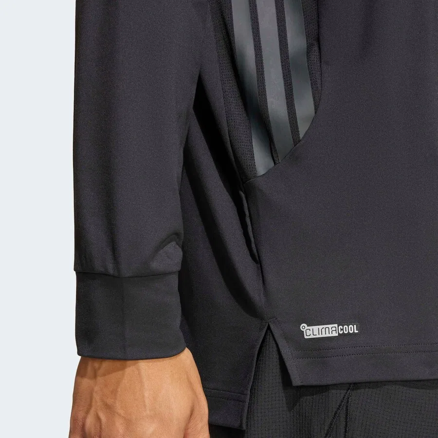 Спортивная толстовка ADIDAS PERFORMANCE 'TECHESS' черного цвета — фото 3