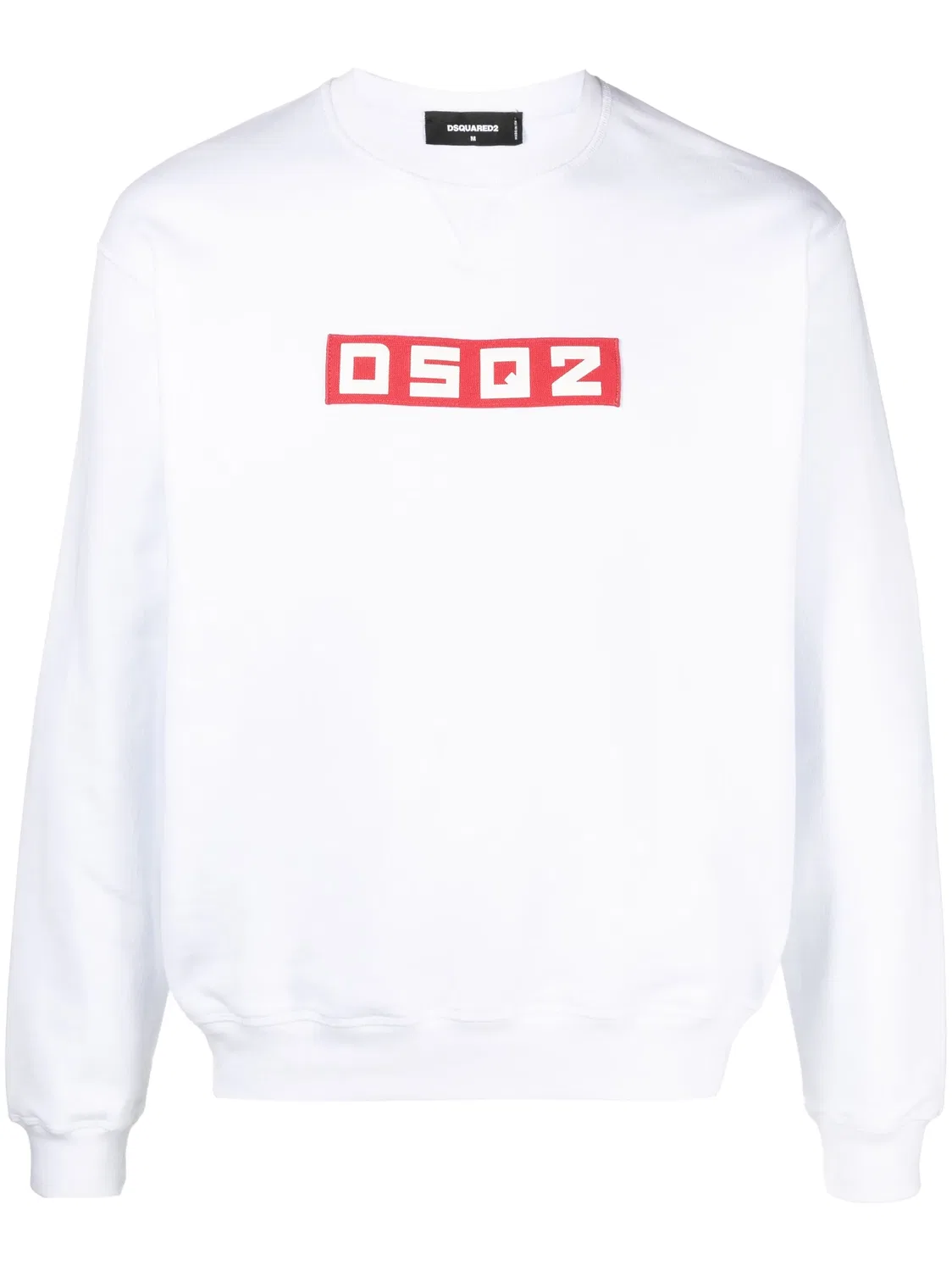 Толстовка с аппликацией логотипа DSQUARED2, белый