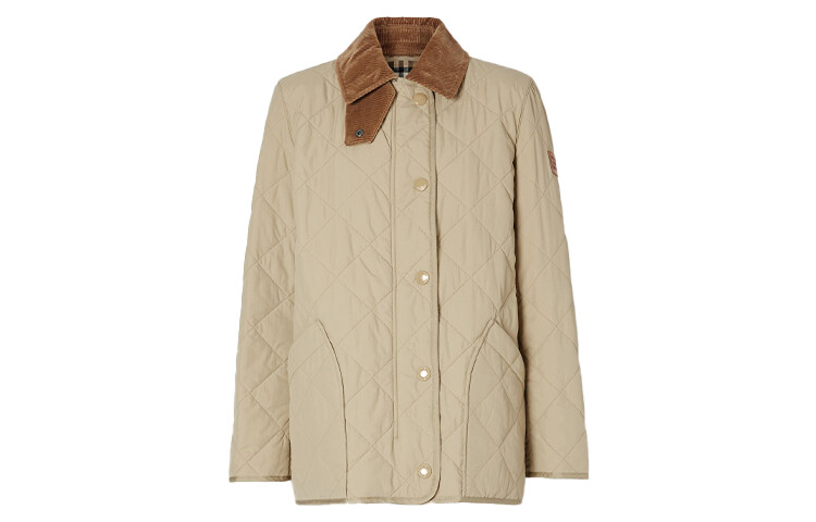 

Burberry Женская стеганая куртка, цвет honey color