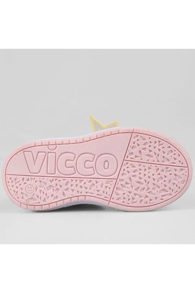 Детские ботинки для девочек ортопедические Vicco yenni Kids Club Shoes, Powder — фото 3