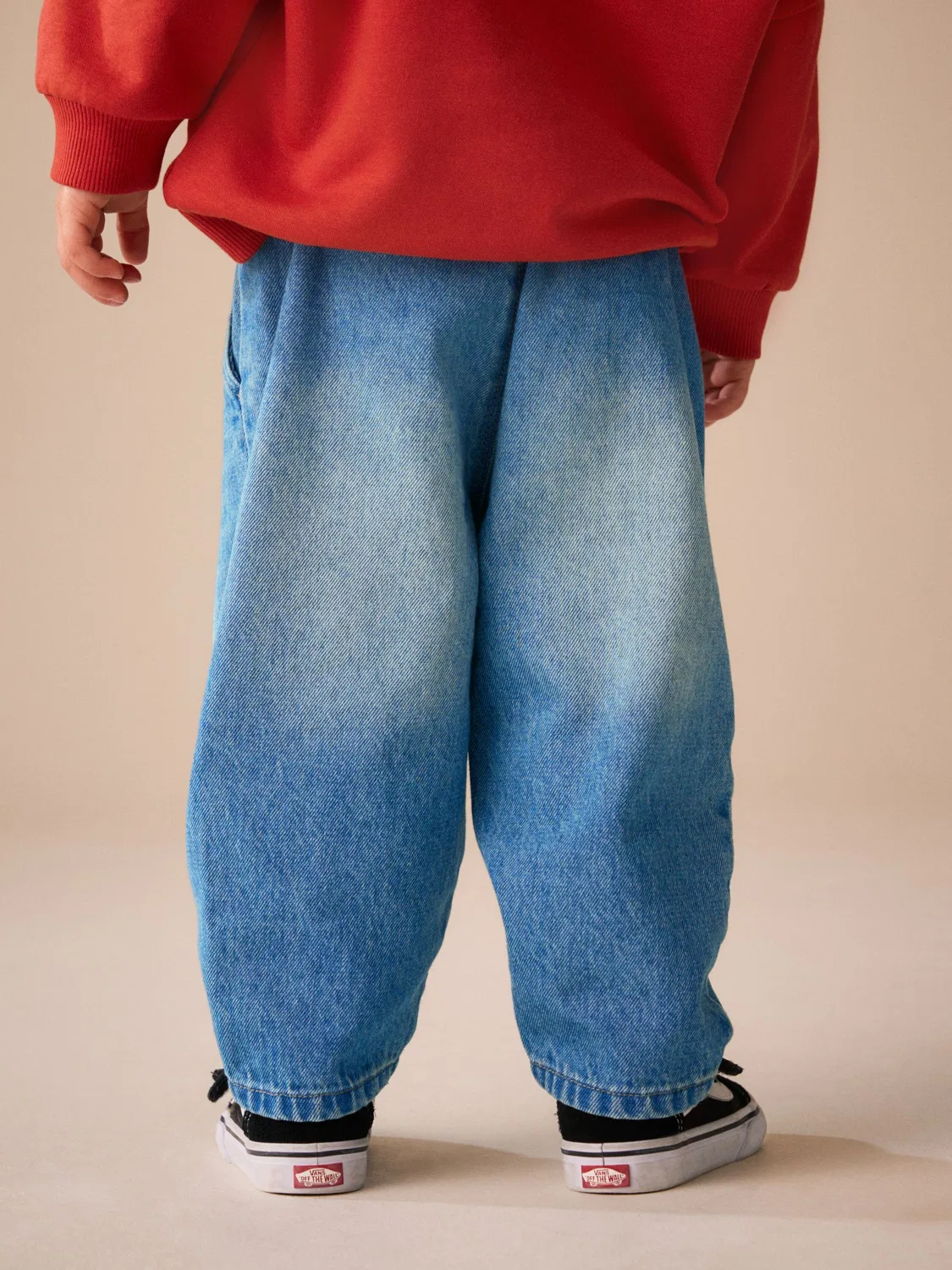 Джинсы Barrel Fit, джинсы Next, Mid Blue Denim — фото 3