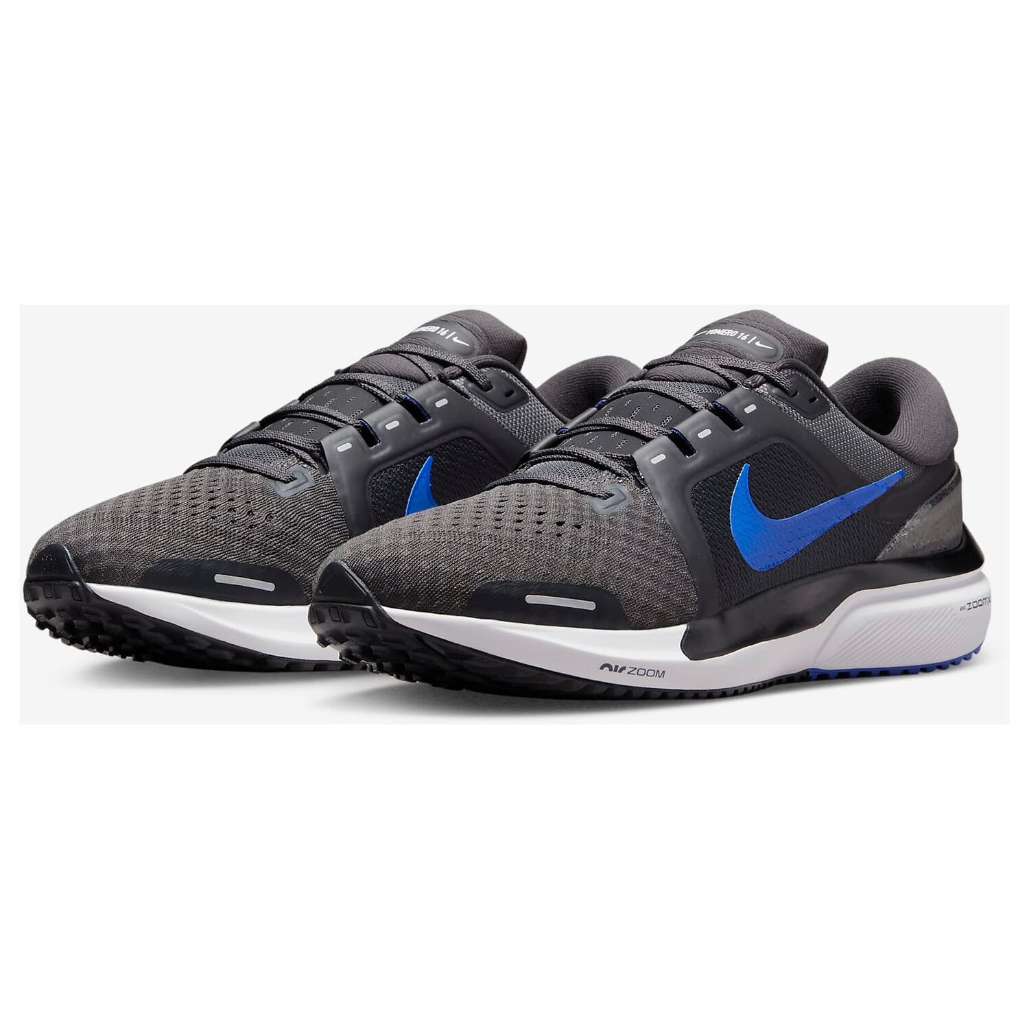 Кроссовки Nike Air Zoom Vomero 16, антрацитовый черный/белый — фото 3