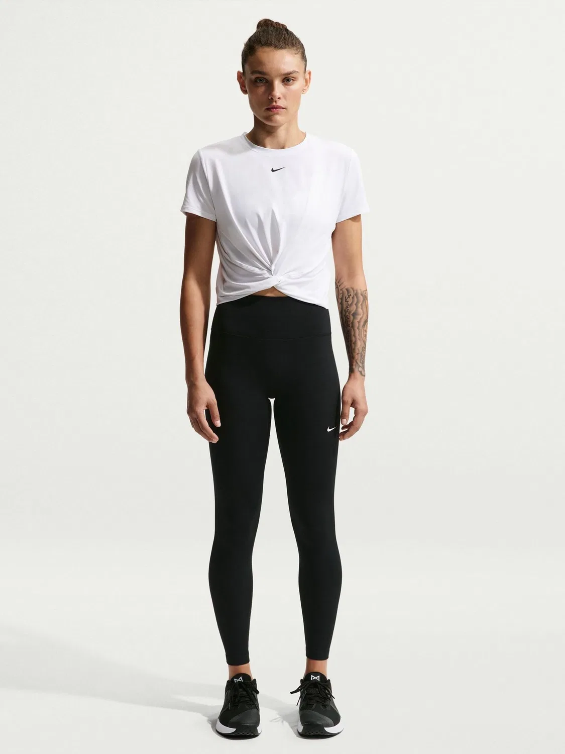 Топ Nike One Classic Twist Dri-FIT, белый