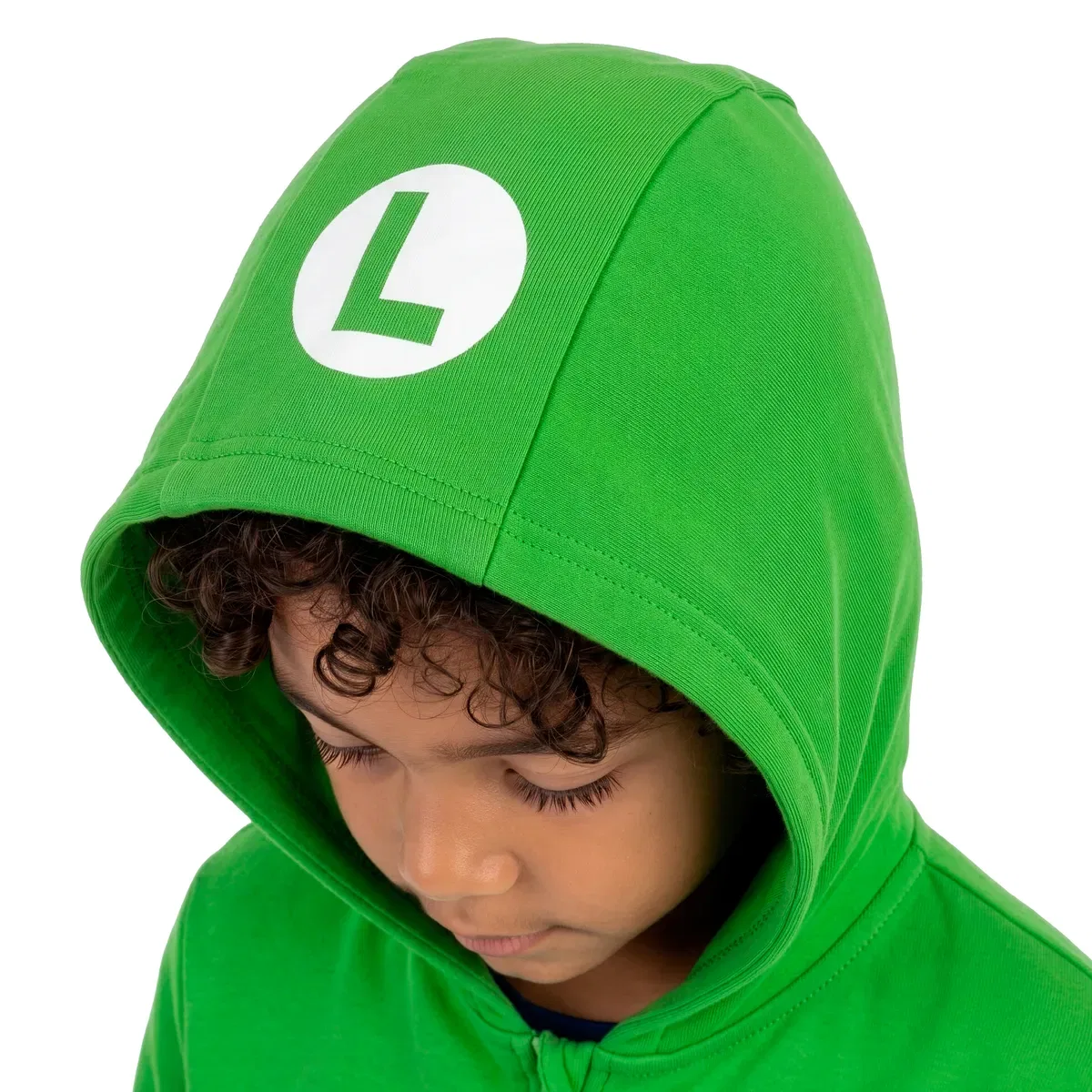 Худи на молнии Luigi Super Mario, Green — фото 3