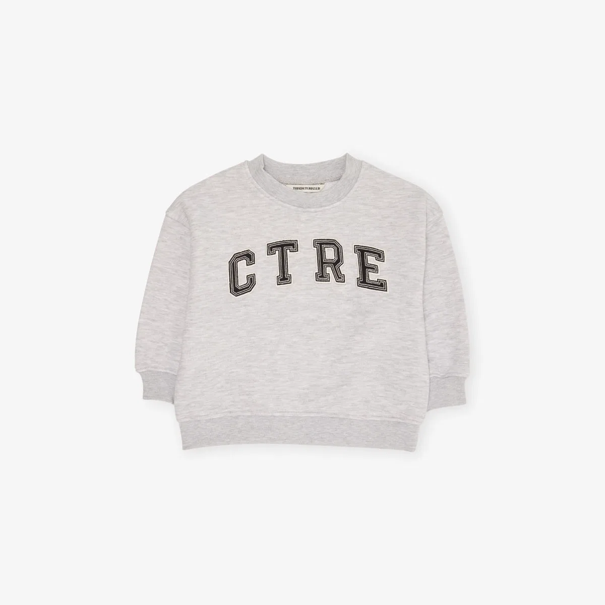 Толстовка из хлопковой смеси с вышитым логотипом Ctre, возраст 1-5 лет The Couture Club