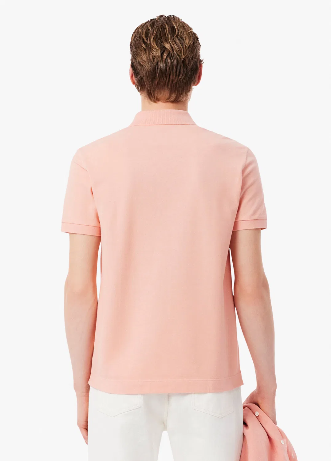 Поло Lacoste Paris Regular Fit, Pembe-UI2 — фото 4