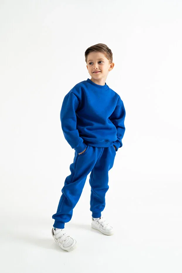 Детские свитшот оверсайз C.C.L. Coccolin Kids Baby Clup, Sax Blue