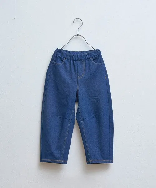 Детские джинсовые брюки из трикотажа скинни LYKKE, Blue