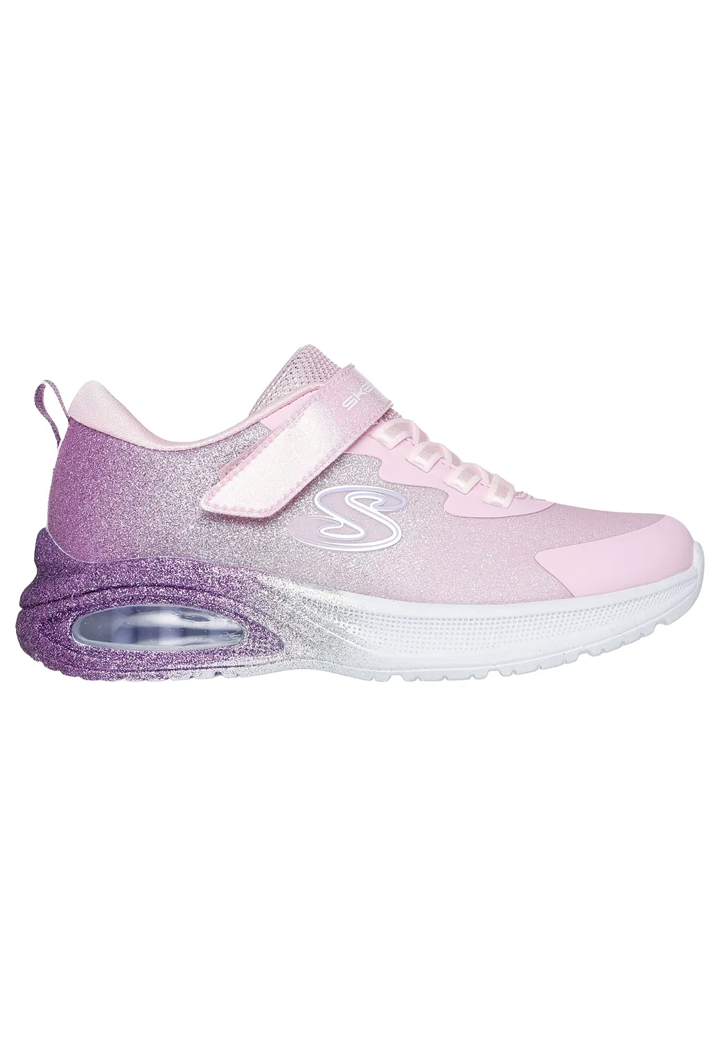 Кроссовки низкие с блестками Microspec Max Advance Skechers, разноцветный
