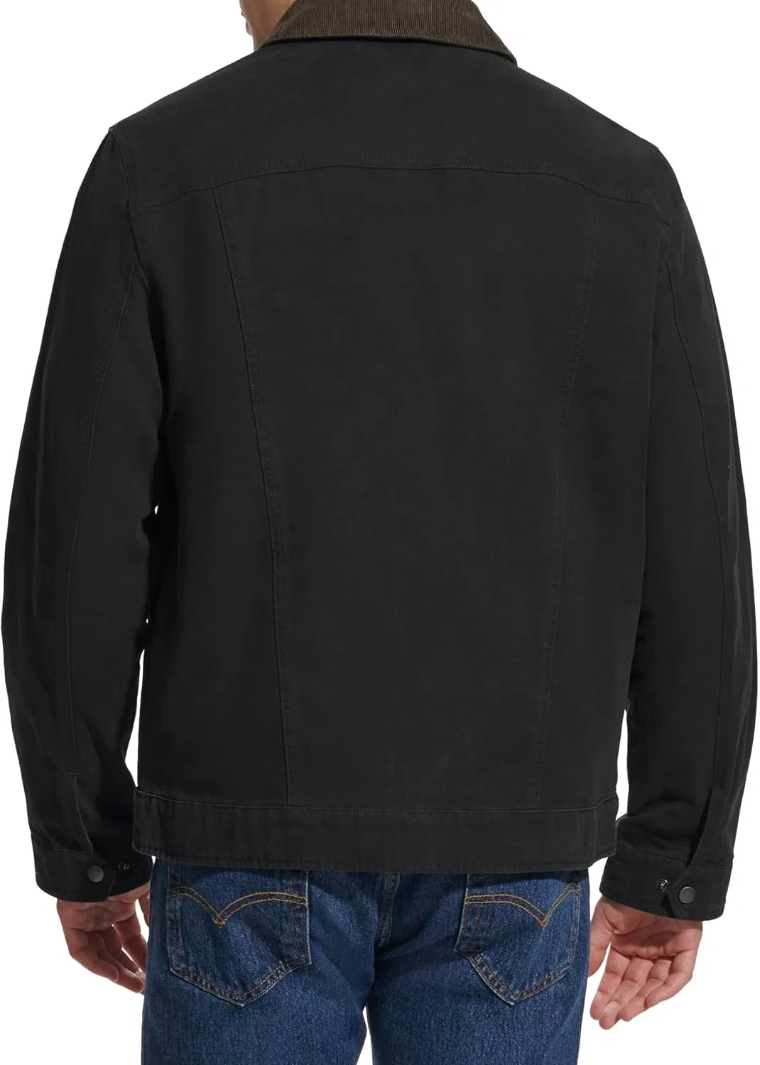 Мужская куртка с вельветовым воротником Levi's, Black Lightweight — фото 3