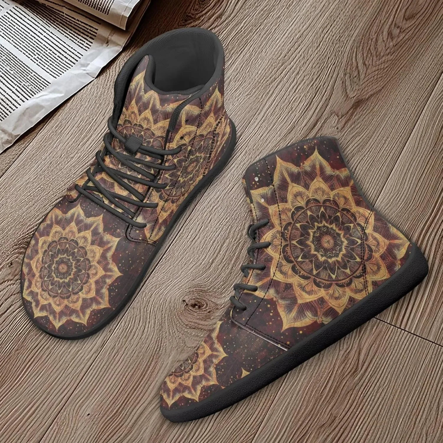 Кроссовки Binienty Zero Drop Sole Barefoot для мужчин и женщин, из искусственной кожи, в минималистичном стиле, водонепроницаемые, коричневый — фото 2