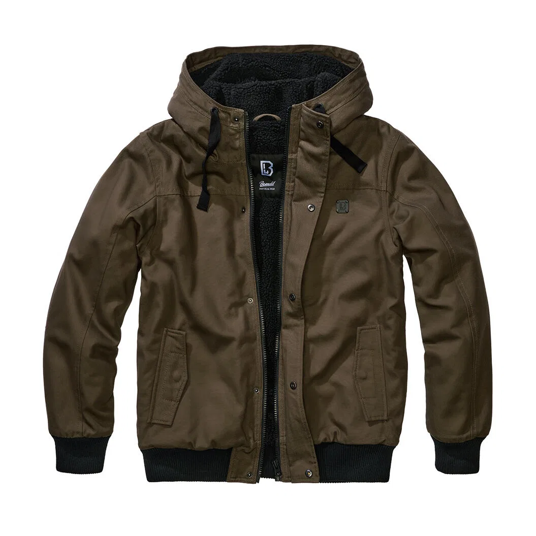 Мужская куртка с капюшоном Brandit Essential Jacket, Olive