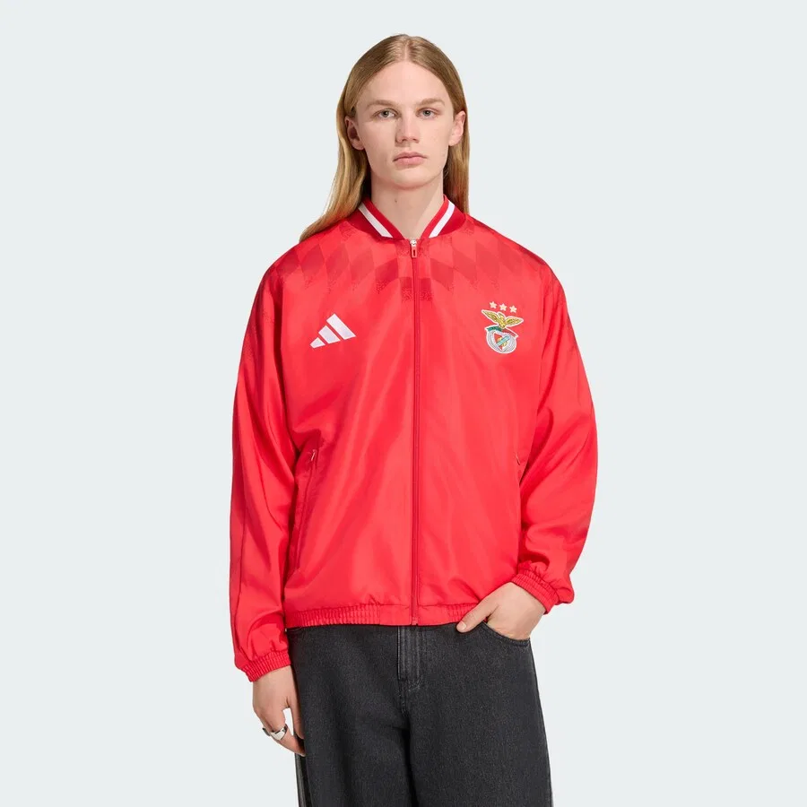 Тренировочная куртка ADIDAS PERFORMANCE в красном и рубиново-красном цветах — фото 2