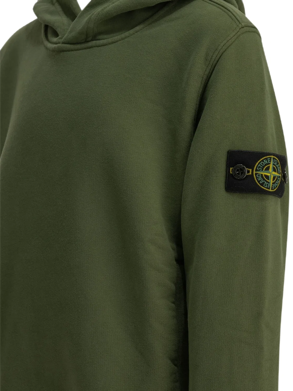 Stone Island Худи с нашивкой логотипа зеленый — фото 2
