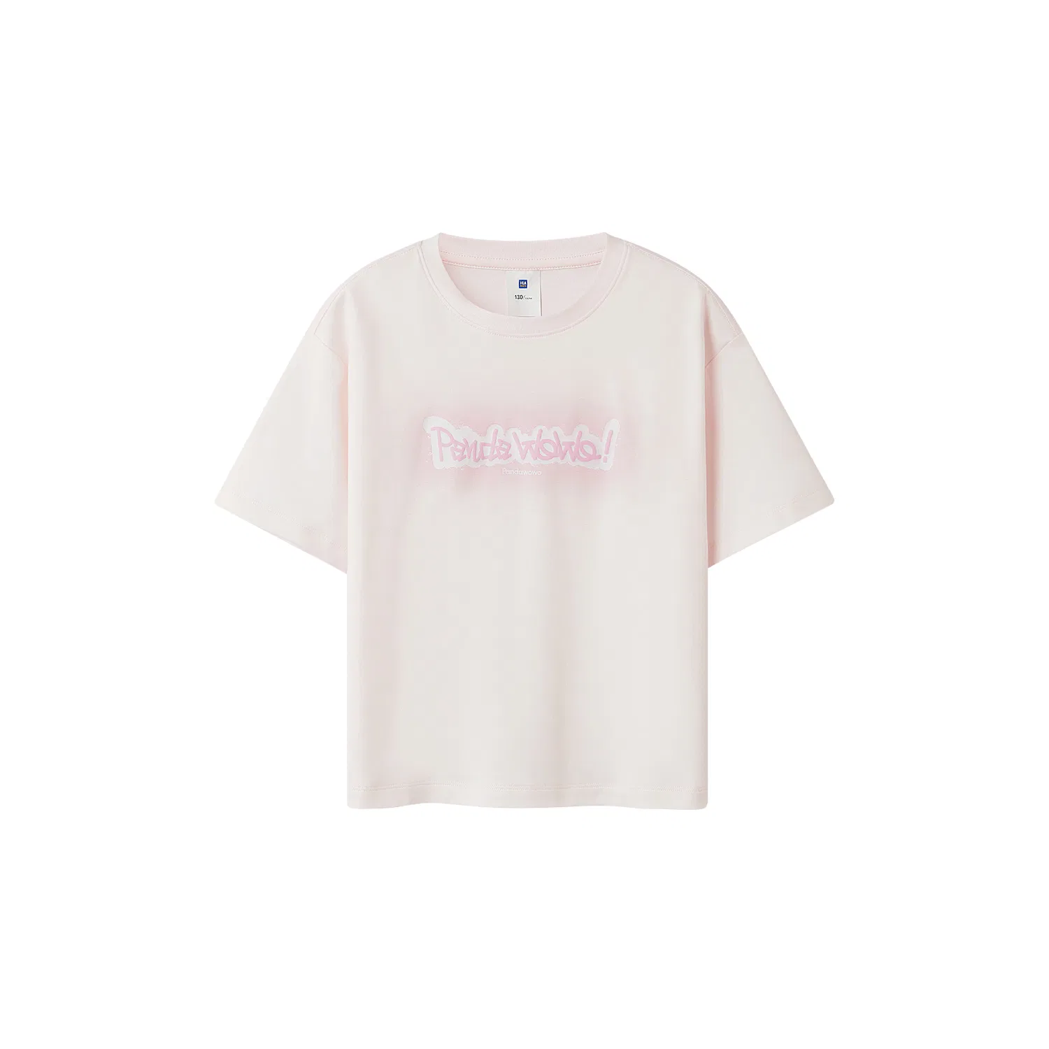 Детская футболка с принтом HLA Panda Wowo, Nude Pink 56