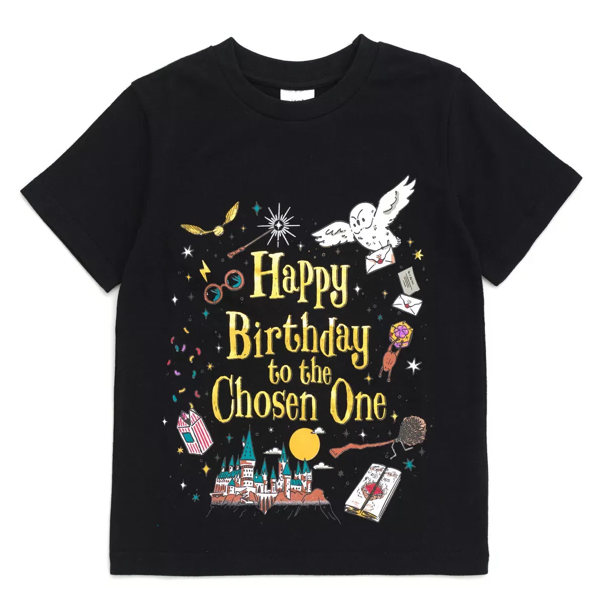 Детская футболка с принтом Harry Potter Birthday Vintage Wash T-Shirt Harry Potter, Happy Birthday To The Chosen One