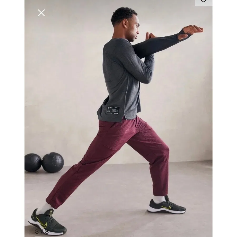 Спортивные штаны Nike Pro Therma-Fit Sphere DD2122-681, Бордовый — фото 3