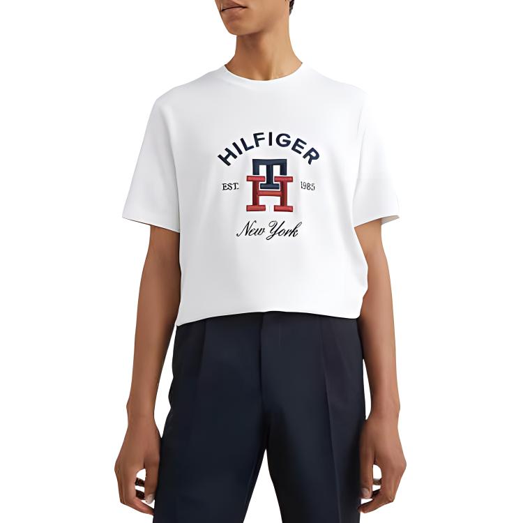 Футболка Tommy Hilfiger SS23 Men's, белый — фото 3