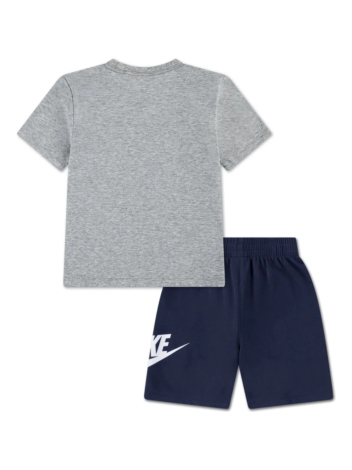 Комплект из футболки и шорт Nike Club Hbr, серый/темно-синий — фото 2