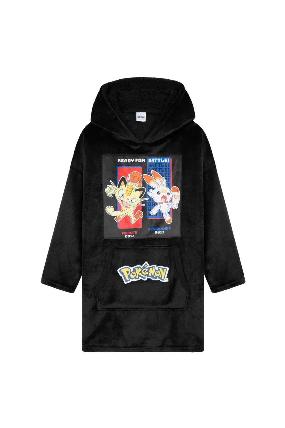 Оверсайз худи Pokemon, Black