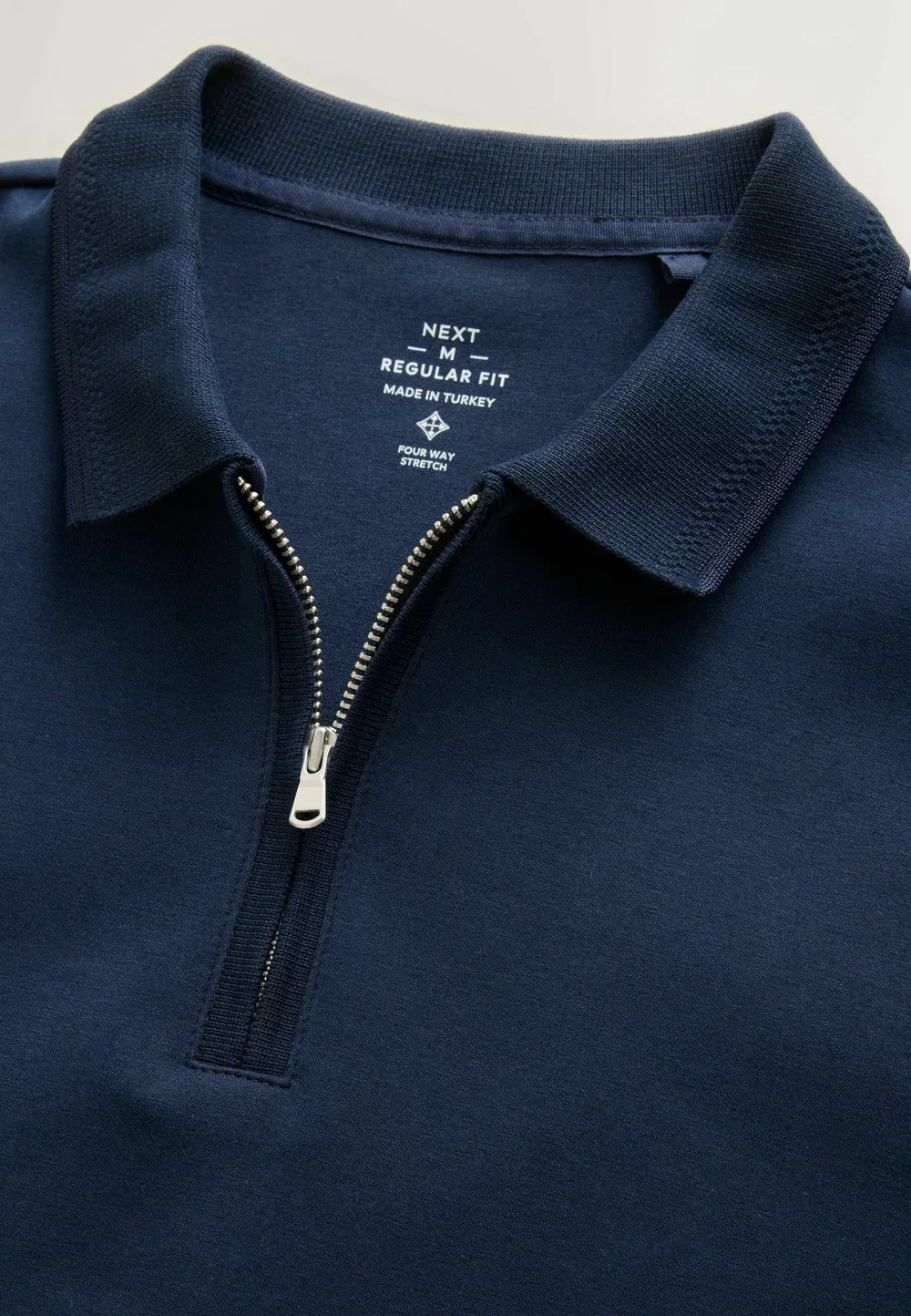 Рубашка-Поло Motionflex Soft стандартного кроя Next, Navy Blue — фото 2