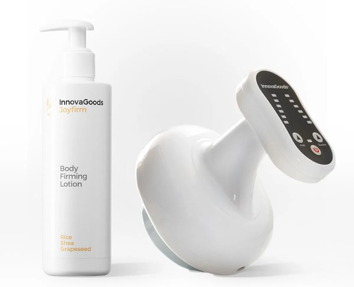Набор для ухода за телом Cellulite & Rice Treatment Kit, InnovaGoods, 1 x Лосьон 1 x Массажер, 710 г, Anti-cellulite Set