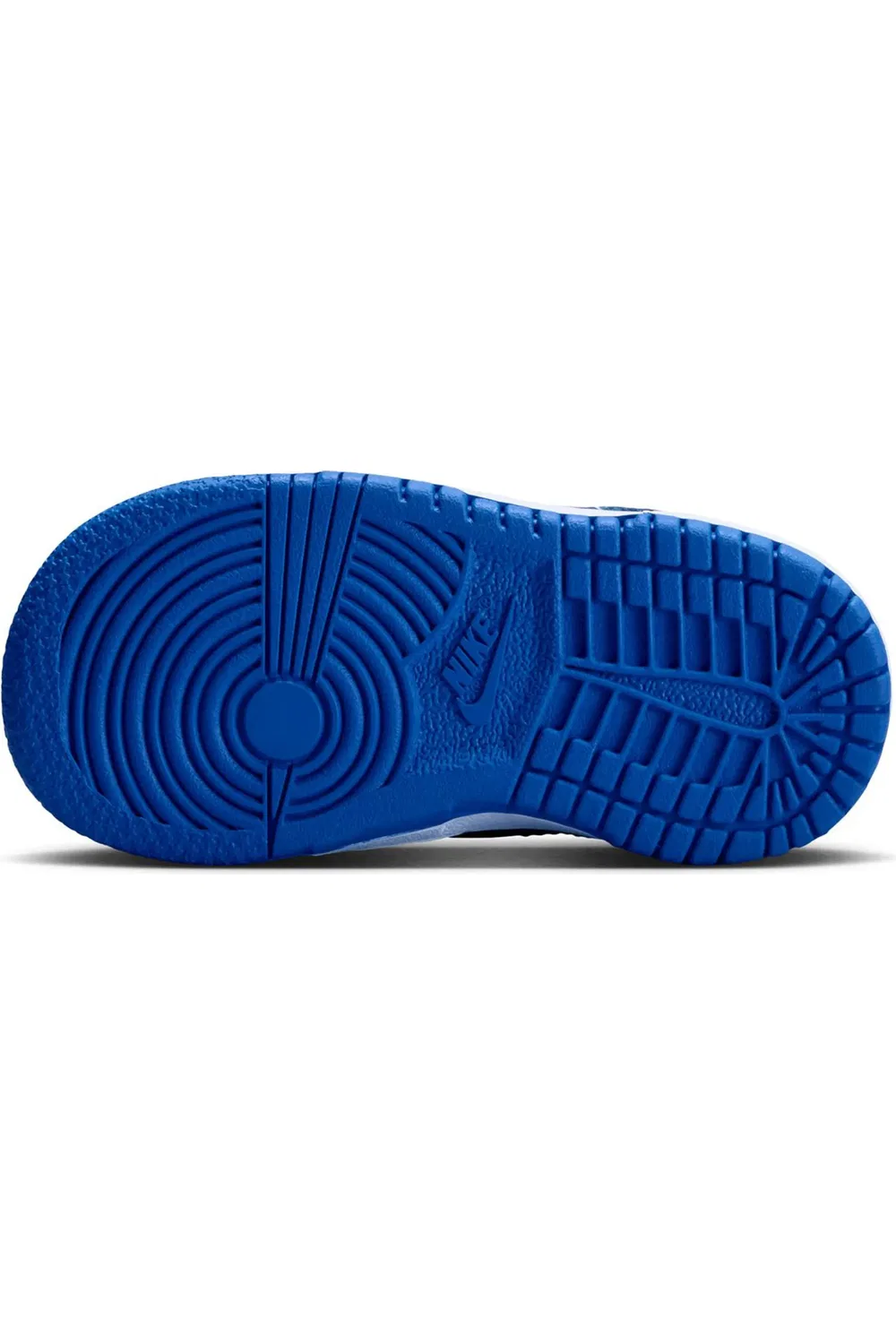 Кроссовки детские баскетбольные Dunk Low Nike, White/Hyper Royal — фото 4